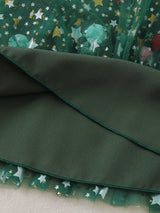 Christmas Tree Tulle Dress for Baby Girls Toddler Festive Outfit
