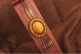 Handmade Beaded Leather Boho Necklaces