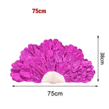 Peony Petal Fan Performance Dance Fan Double Sided