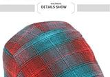Bright Plaid Ivy Beret Caps