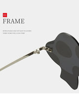 Fungi Funglasses Mushroom Rimless Sunglasses