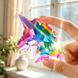 1PC Crystal Unicorn Sun Catcher Hanging Prism Window Home Decor