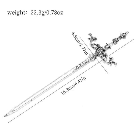 Mini Sword Hair Stick Medieval Fantasy Style