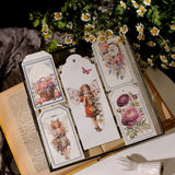 2 Sheet RUB ON Fairy Stickers Junk Journal Craft Transfer Rose Butterfly Stickers DIY Scrapbooking Craft Stickers