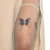 Butterfly Tassels Thigh Chain