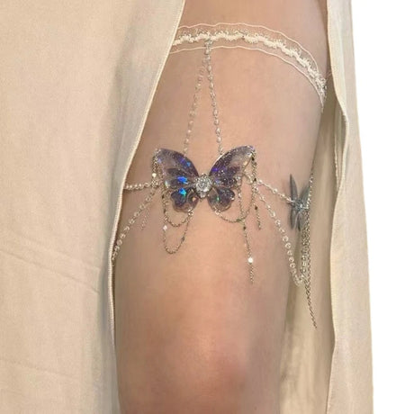 Butterfly Tassels Thigh Chain