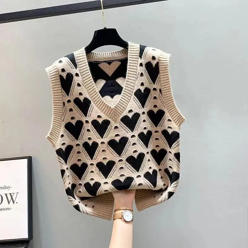 Love Heart Sweater Vest