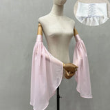 Long Tulle Detachable Sleeves