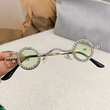 Diamond Dots Round Sunglasses