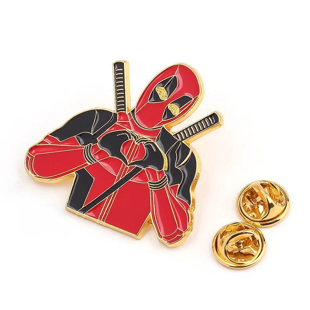 Marvel Deadpool Love Brooch Enamel Pin