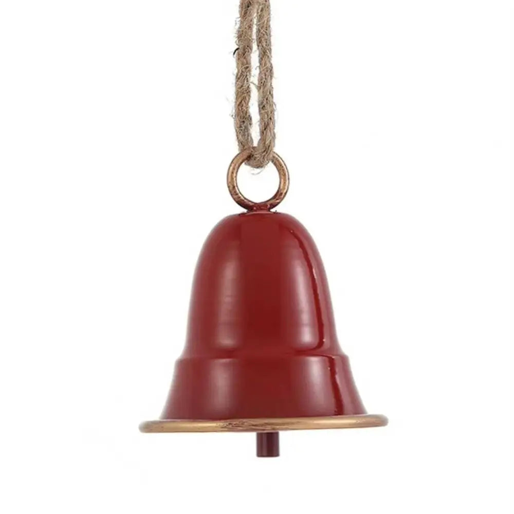 Christmas Bell Antique Style Xmas Tree Ornaments Handmade Metal Hanging Bells
