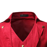 Purple Red Green Black Gothic Tailcoat Jacket Victorian Cosplay Costume Coat