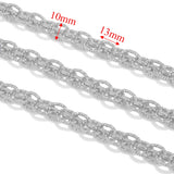 1meter PVD Gold Plated Stainless Steel Thick Large Heavy Chains Necklace Bracelet DIY Jewellery Making Finding