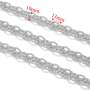 1meter PVD Gold Plated Stainless Steel Thick Large Heavy Chains Necklace Bracelet DIY Jewellery Making Finding