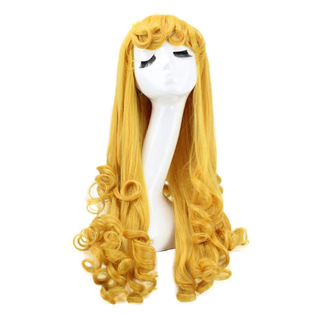 Girl's Princess Wigs Halloween Costumes Rapunzel Disguised Little Mermaid Elsa Aurora Snow White
