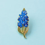 Wildflower Botanical Enamel Pins Badges