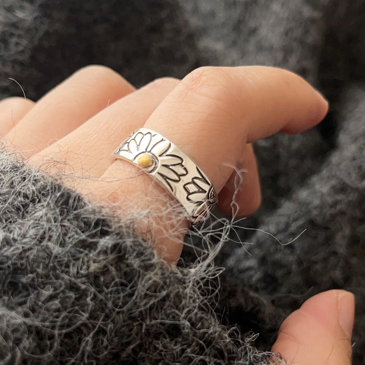 925 Sterling Silver Rings Adjustable for Stacking