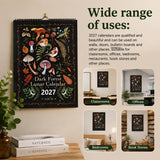 2027 Dark Forest Lunar Wall Calendar 12-Month Moon Phases