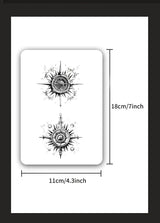 Compass Temporary Tattoos
