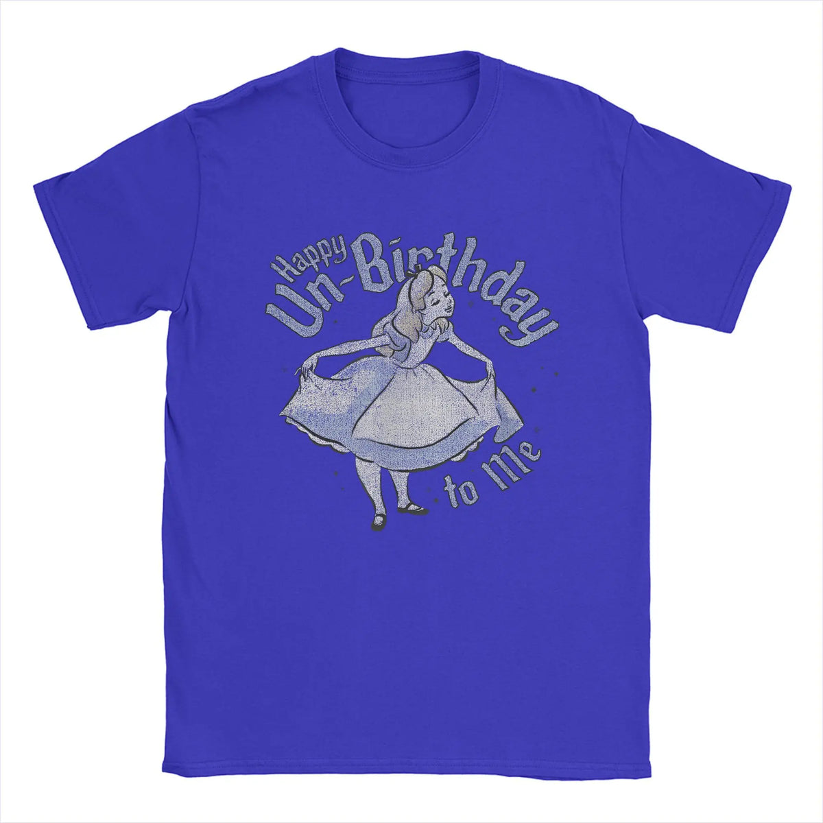 Happy Un-Birthday To Me Alice In Wonderland T-Shirts Cotton Tees