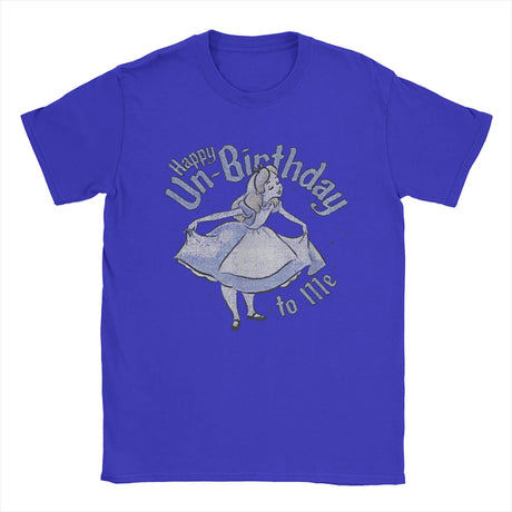 Happy Un-Birthday To Me Alice In Wonderland T-Shirts Cotton Tees
