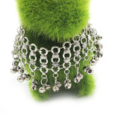 A Pair of Silver Bells Anklet Foot Jewellery