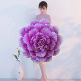 Peony Umbrellas Stage Performance Props