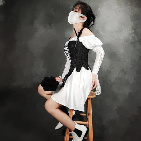 Pirate Jacquotte's Buxom Binder Lace Up Corset