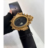 The Abyss Baroque Picture Frame Personality Belts