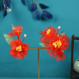 Silk Peony Hair Clip 1/2pcs Flower Hairpins Handmade Bridal Hair Accessories