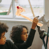 3pcs Wooden Axe Toys Hatchet Cosplay Props Kids Medieval Book Week Halloween Decor
