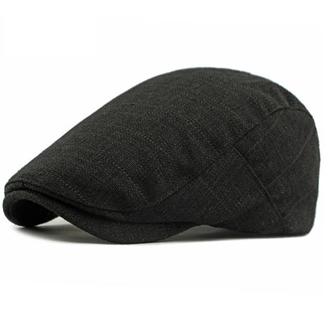 Breathable Linen Cabbie Beret Caps