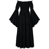 Medieval Folk Cosplay Off Shoulder Dress