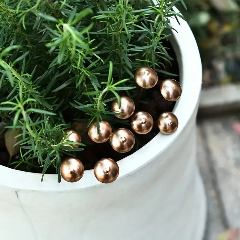 Mini Metal Mushrooms Decorative Garden Stakes