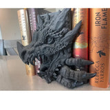 Dragon Book Shelf Decor Resin Book Holder For Fantasy Book Lovers