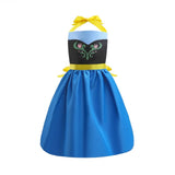 Mother Daughter Matching Clothing Apron Dresses Women Girls Halloween Cosplay Children Princess Coveralls