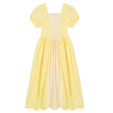 Soft Princess Dress for Girls Kids Halloween Cosplay Belle Cinderella Aurora Melinda Snow White Costume