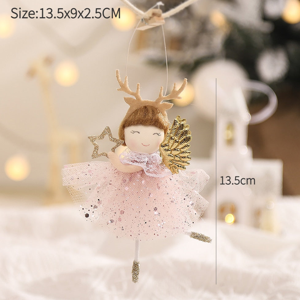 Christmas Angel Doll Xmas Tree Ornaments