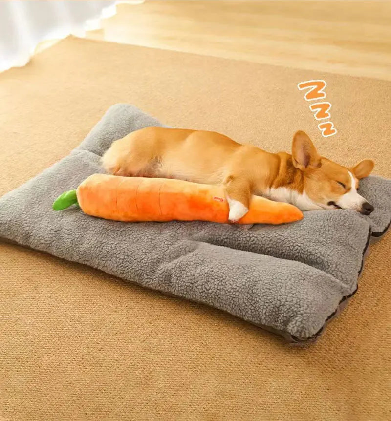 Carrot Plush Toy Pet Chew Toy