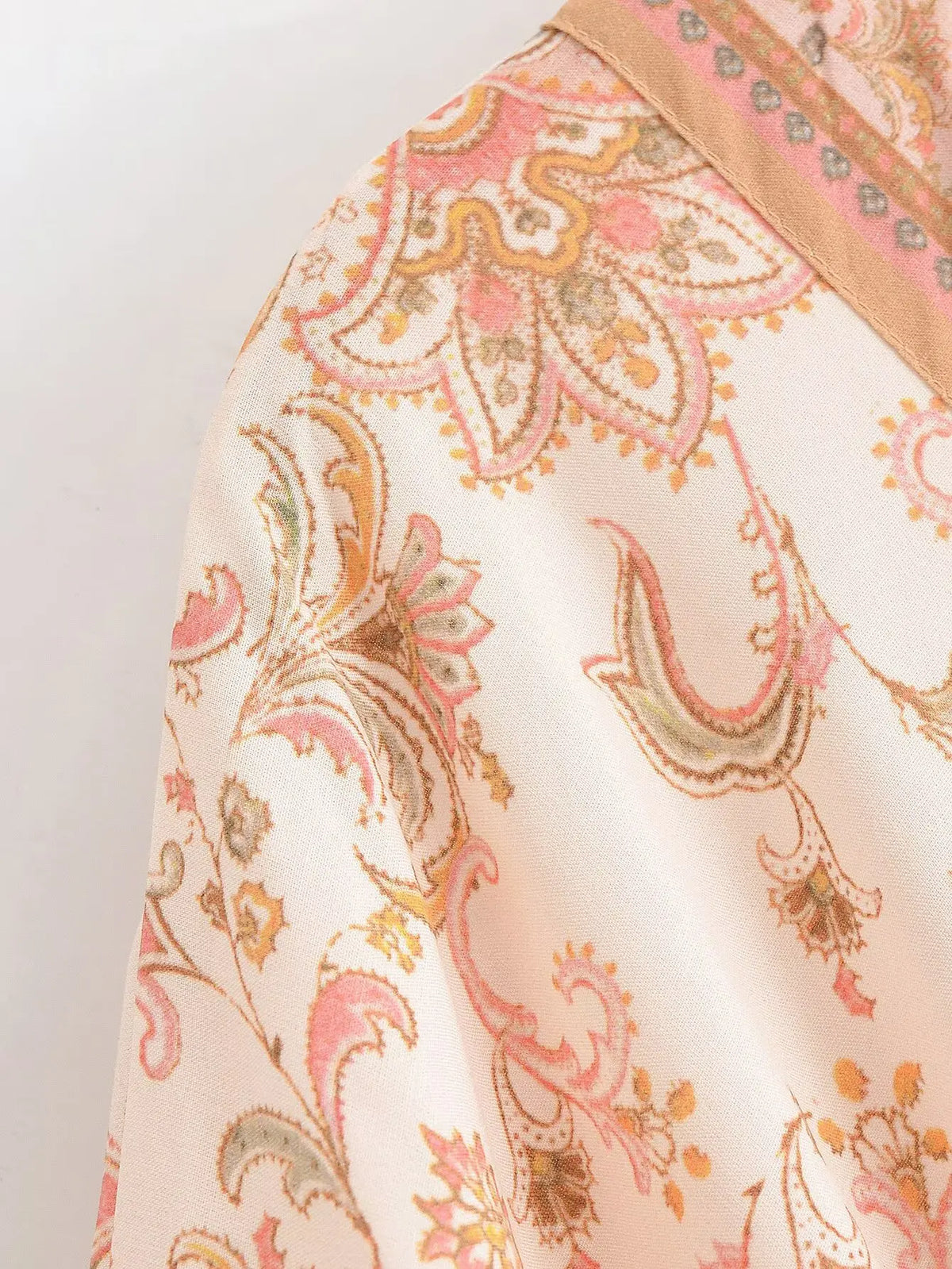 Mekah's Button Up Floral Print Long Sleeve Shirt Mini Dresses