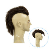 Mohawk Wig in Red & Black Adults Short Hair Wigs Halloween Costume Cosplay