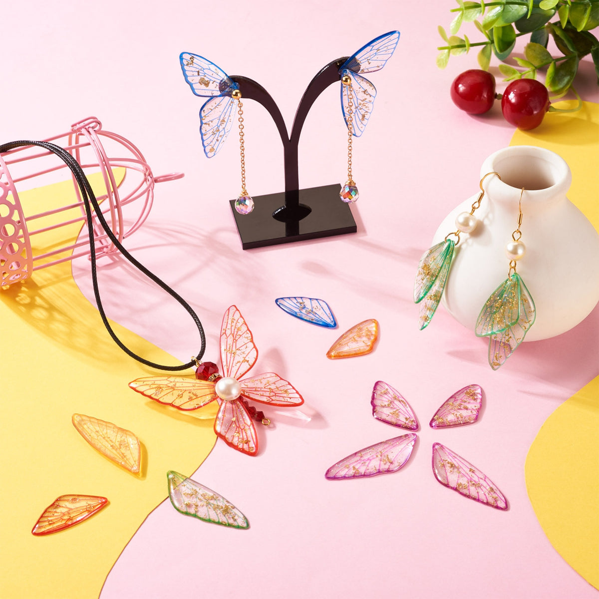 Make Your Own Fairy Wing Earrings DIY Earrings Jewellery Making Kit