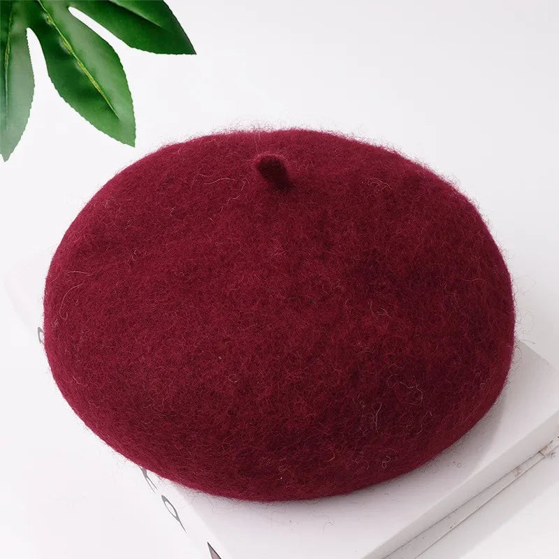Wool Berets Autumn and Winter Soft Hats