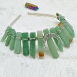 Goddess Crowns Raw Crystal Quartz Tiara Headbands
