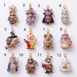 Animal Friends Fancy Dress Party Series Pendant Charms for DIY Jewellery Making
