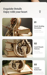Magic Cello Music Box DIY Wooden Model Kit