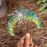 The Sun Goddess Raw Crystal Crown