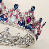 Royal Queen Gwendolina's Crystal Round Crowns