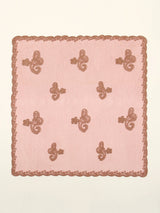 Lace Paisley Embroidered Square Bandana Scarf 23 Colours