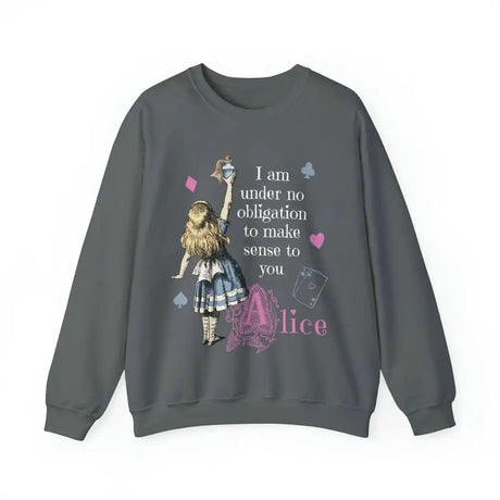 Alice in Wonderland Sweatshirt Book Lover Pullover Jumper